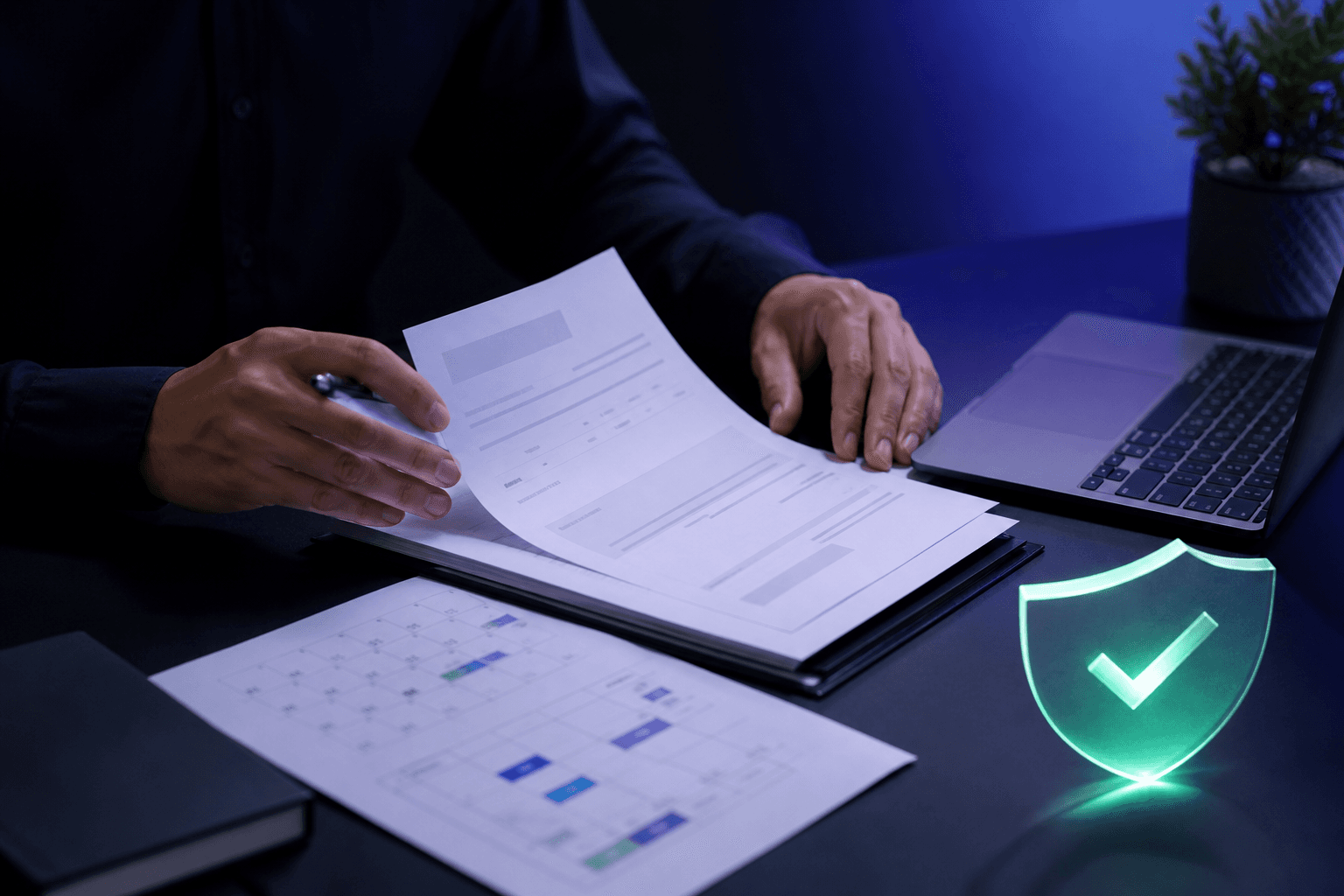 Employment and income documents arranged for verification
